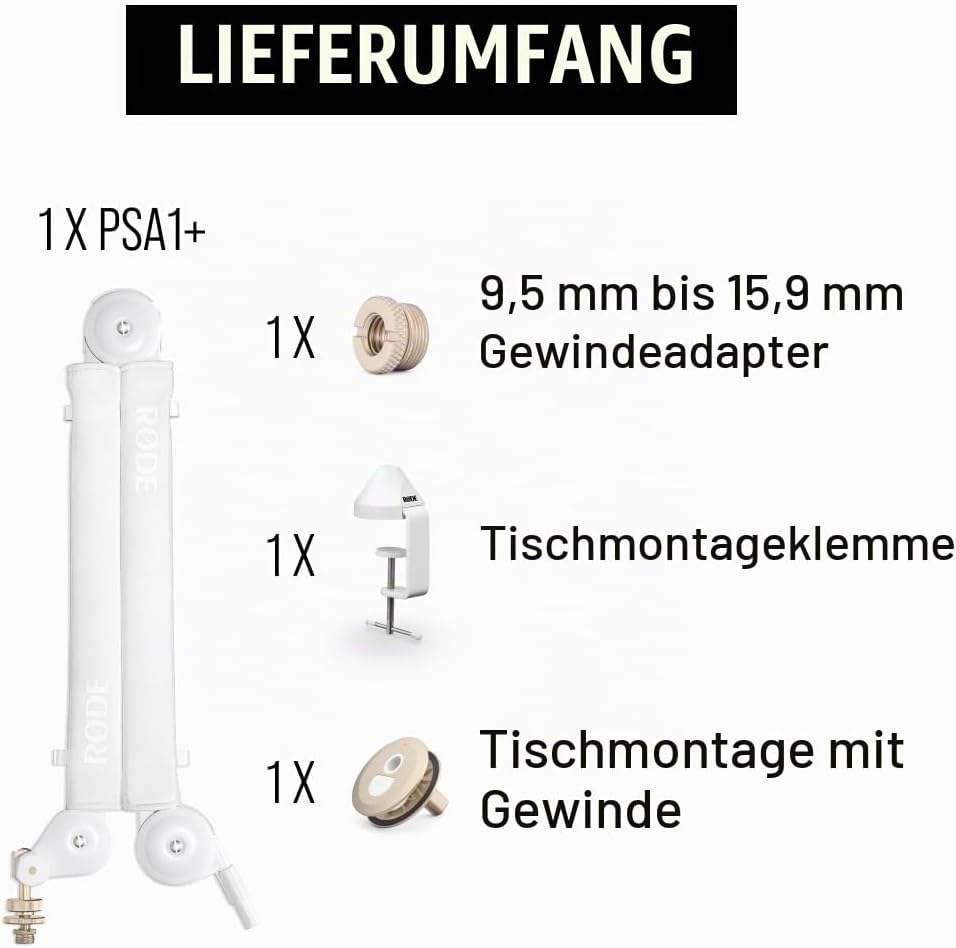 RØDE Mikrofone Premium Professioneller Studio Boom Arm PSA1+ (Rosa) Modern Rosa, Modern Rosa