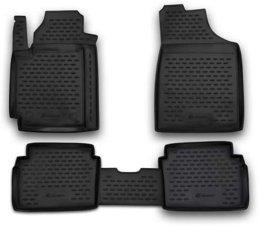 Element Passgenaue Premium Antirutsch Gummi Fussmatten - Hyundai i10, schwarz HYUNDAI i10, 2007-2014