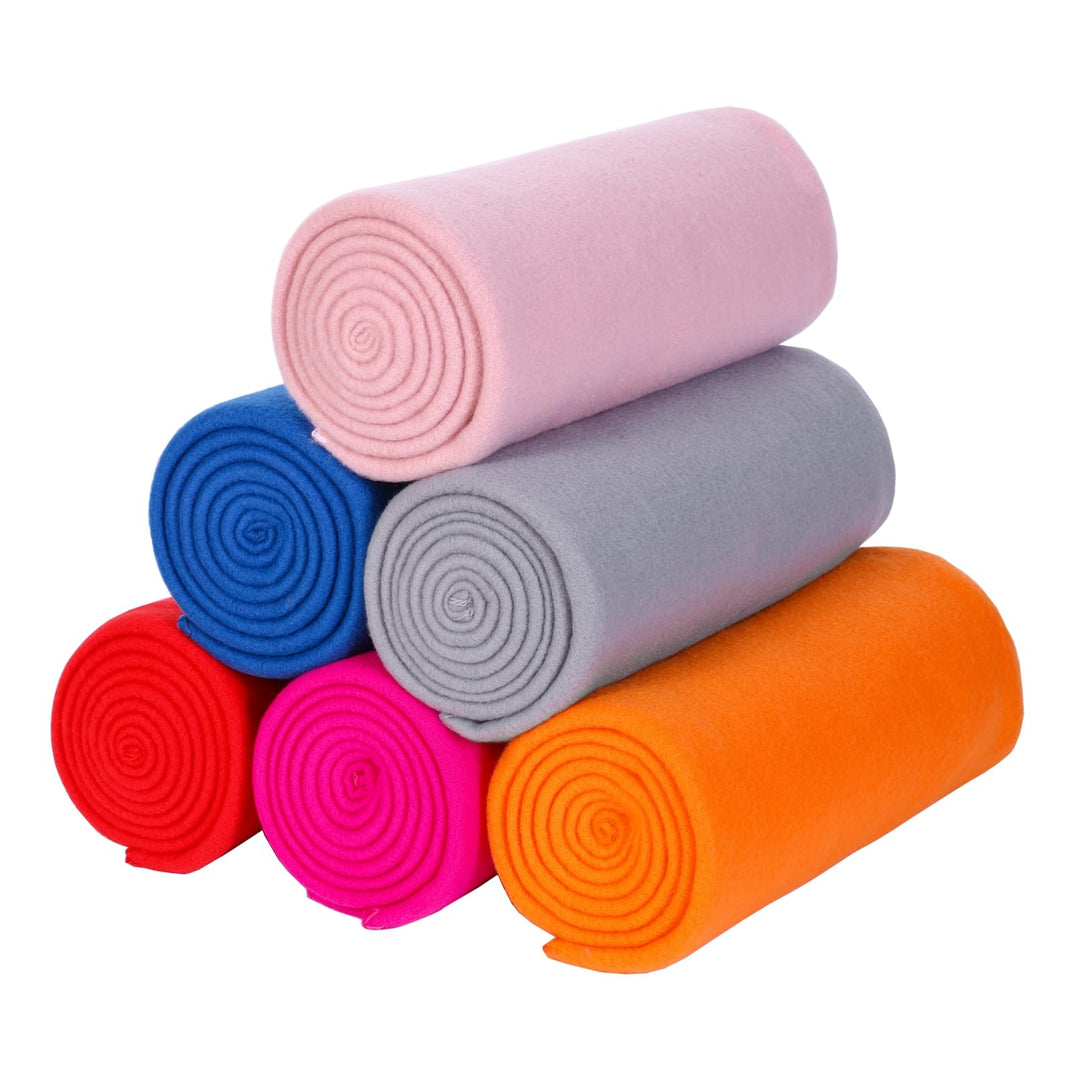 Fleece-Überwurfdecke, 6 Stück, weiche Kinderdecken, gemütlich, leicht, Reisedecke, Haustierdecke, wa