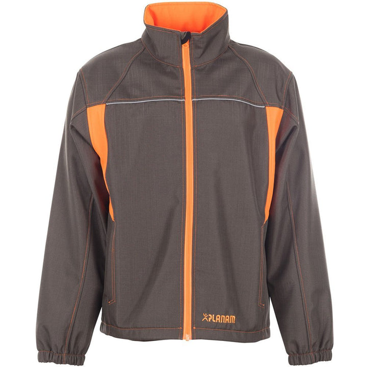Planam Grösse XS Unisex Basalt Neon Softshelljacke oliv orange Modell 6292 Oliv/Orange XS, Oliv/Oran