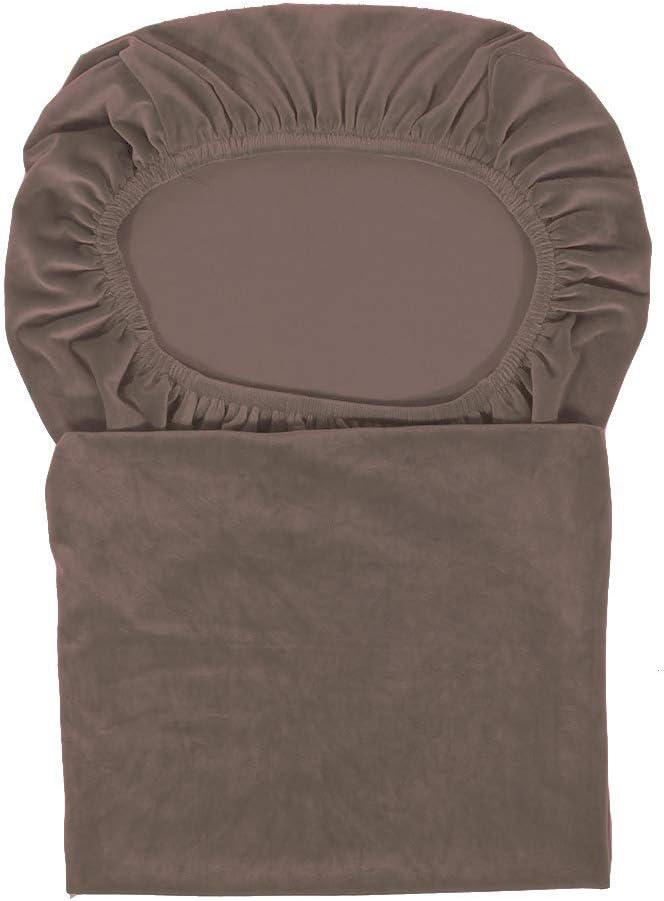 LANSHENG Stretchy Stuhlbezüge für Esszimmerstühle, Stretch Spandex mit Gummiband Stuhlbezug,Velvet L