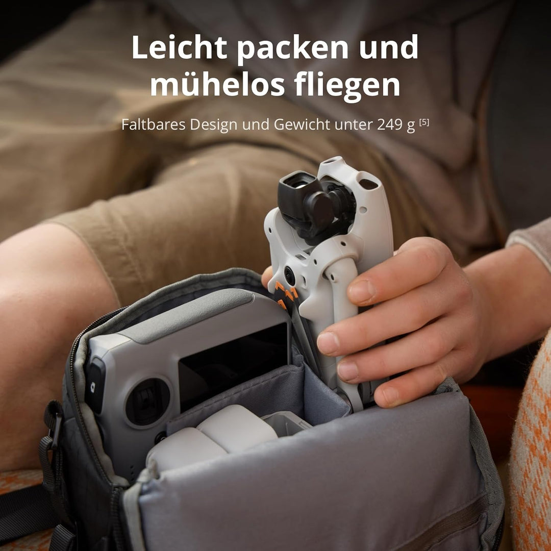 DJI Lito X1 Combo mit zwei Akkus & DJI RC-N3, 4K Kameradrohne für Einsteiger, Hinderniserkennung, Ac