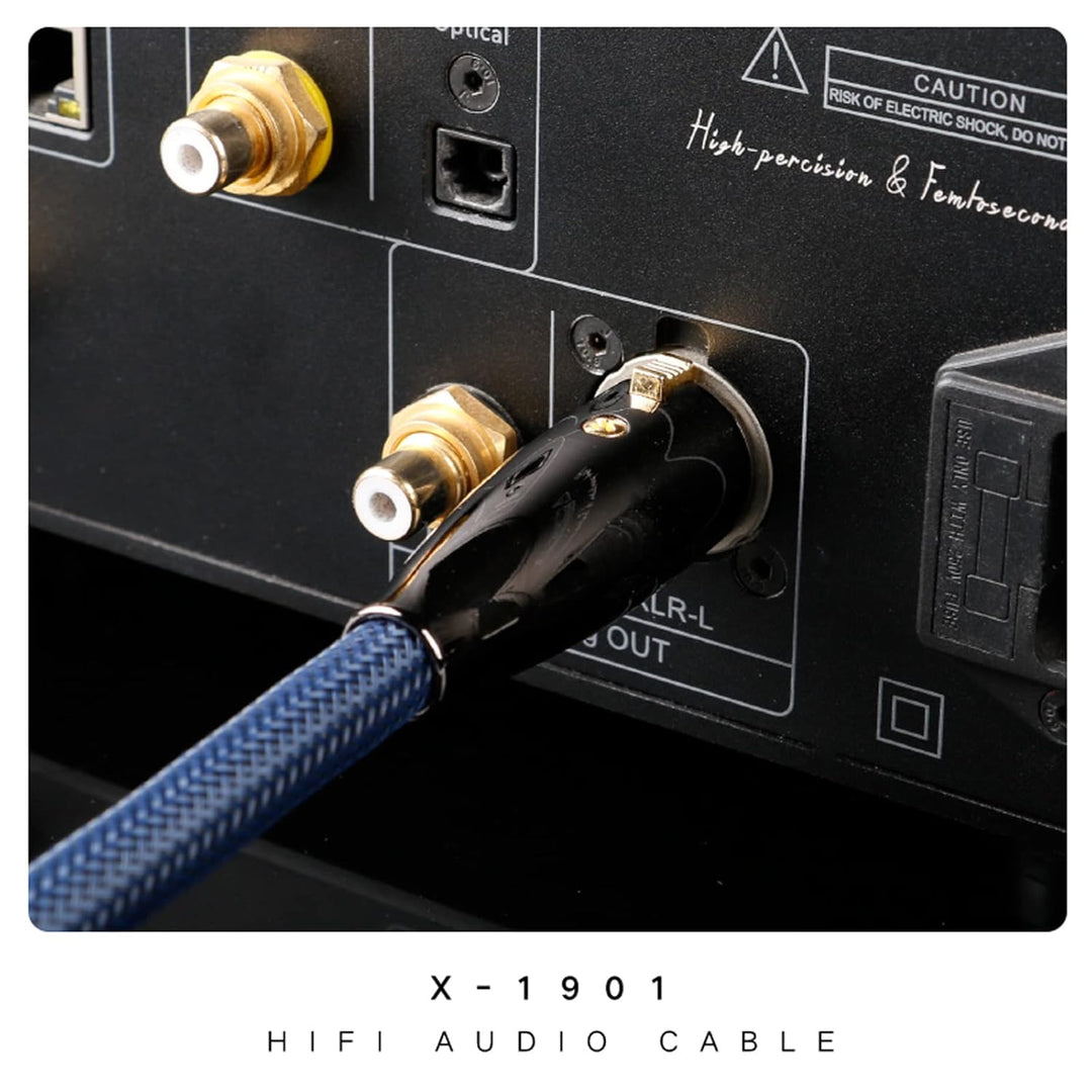 SKW Balanced XLR Stecker auf XLR Buchse 3 PIN Mikrofonkabel für CD, Verstärker, Monitorlautsprecher