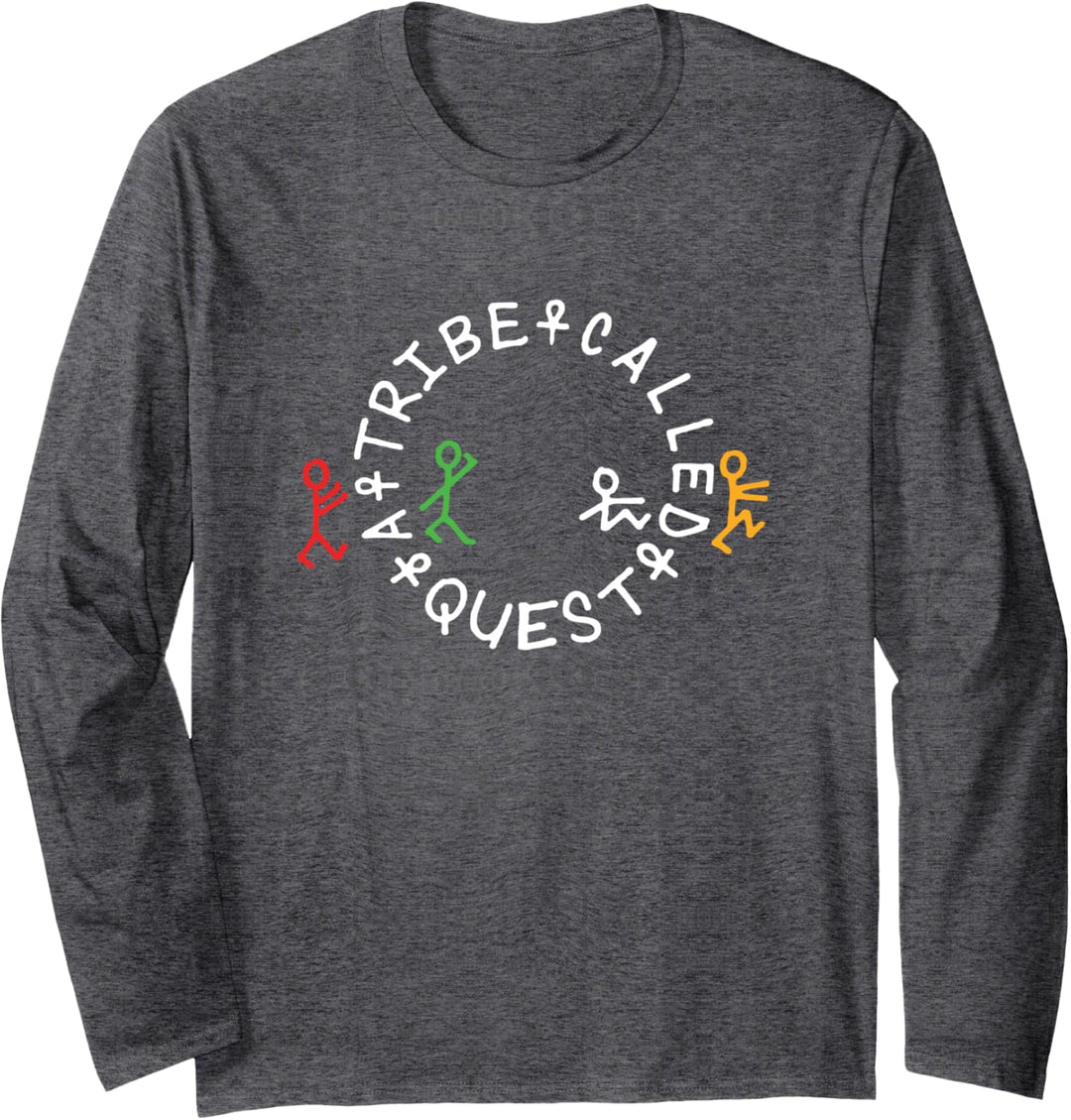 A Tribe Called Quest Official Circle Logo Grey Langarmshirt