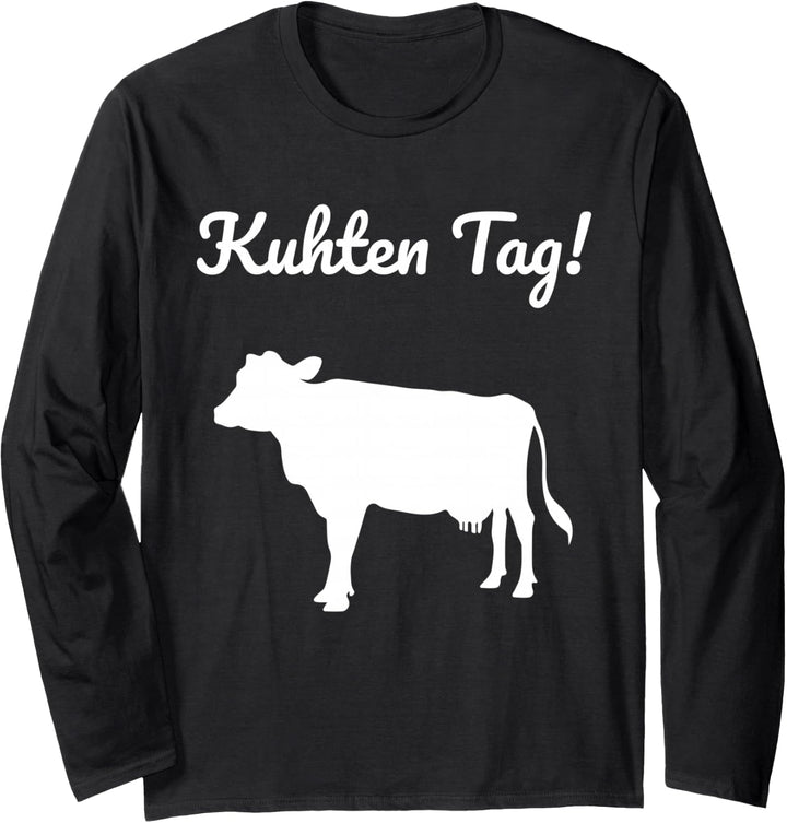 Kuh Landwirt Bauer Kühe Milchbauer Rinder Landwirtschaft Langarmshirt