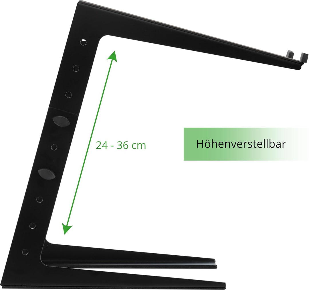Pronomic LS-100 Laptopständer DJ Notebookstativ Laptop Stand (Höhenverstellbar, ideal für DJs & Musi