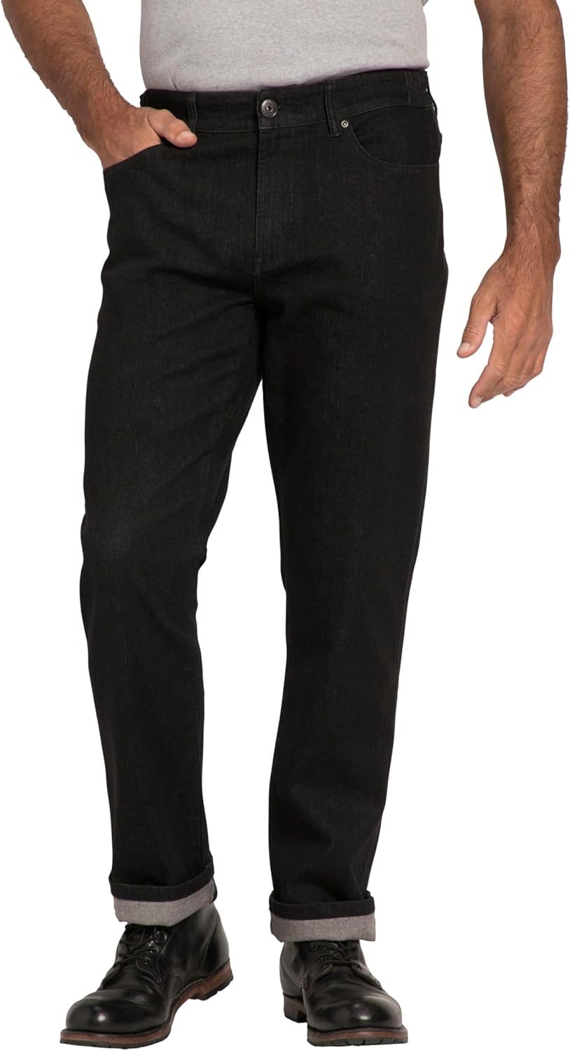 JP 1880 Herren grosse Grössen Übergrössen Menswear L-8XL Traveller-Jeans, Regular Fit, seitlich elas