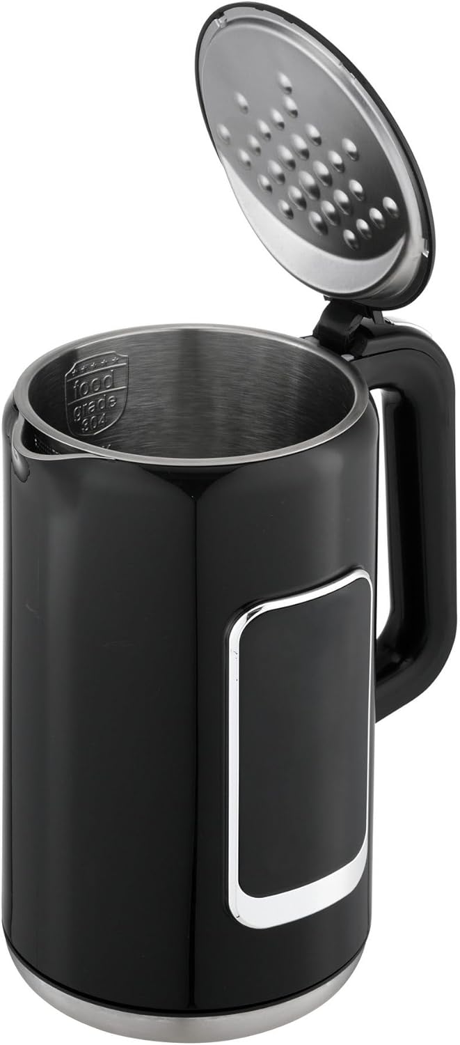 Wasserkocher Wasserkocher 2200 Watt 40–100 °C Digitalbildschirm Warmhaltefunktion Nachtschwarz-Displ