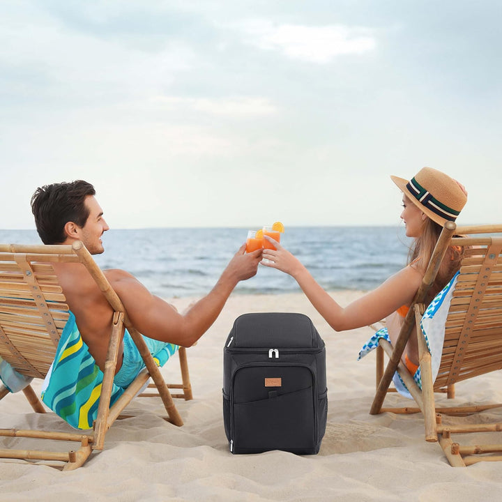 Lifewit 26L, 34 Dosen, isolierte Kühltasche, Grosse kühlrucksack, auslaufsichere tragbare Lunchtasch