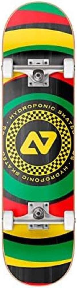 Hydroponic Unisex – Erwachsene Skateboard Komplettboard 8.125" Rasta, 8.125" Rasta