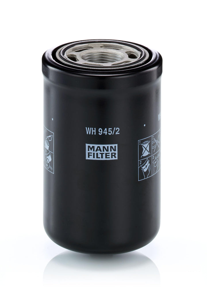MANN-FILTER WH 945/2 Ölfilter – Hydraulikfilter – Für Nutzfahrzeuge