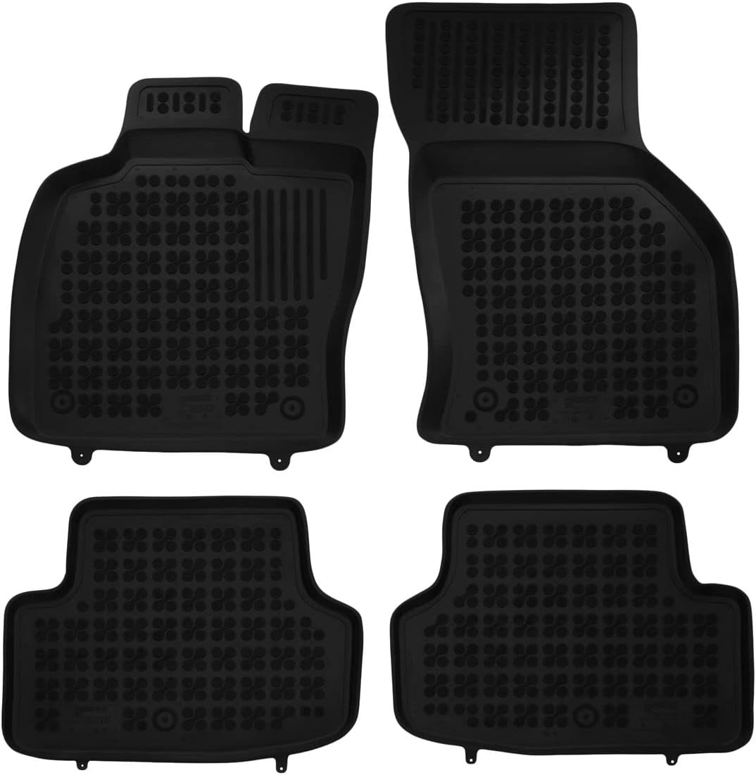 Hohe Gummi Fussmatten mit Rand passend für Seat Leon ab 12/2012-3/2020 (5F)/Seat Leon ST Kombi ab 20