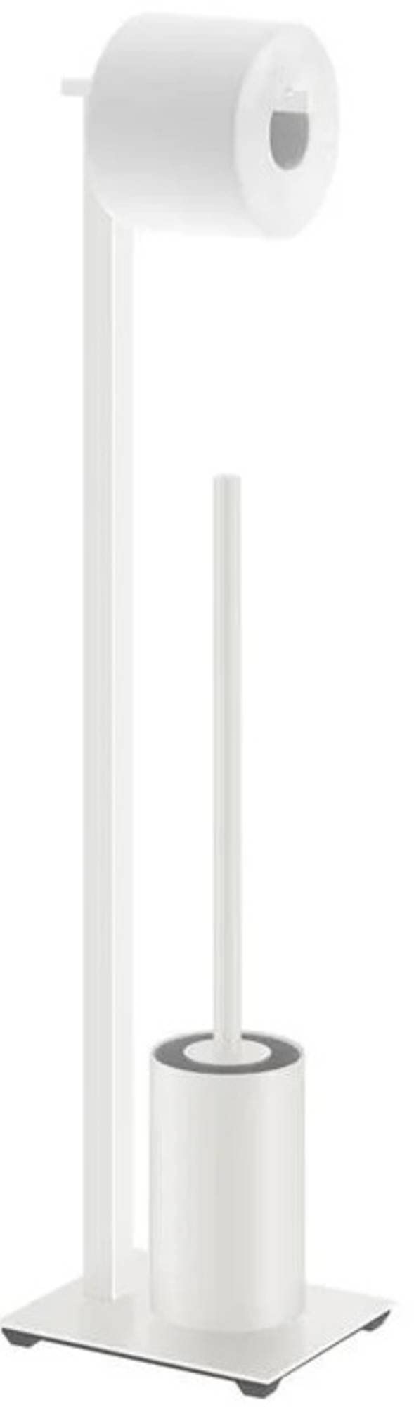ZACK Toilet butler, White, Stainless Steel