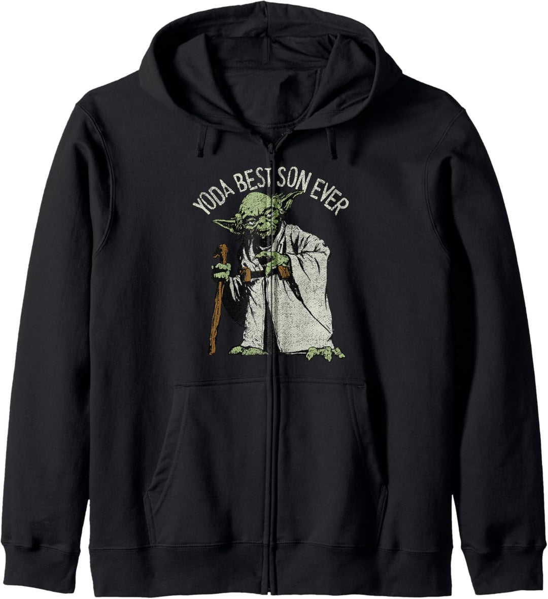 Star Wars Yoda The Best Son Ever Portrait Kapuzenjacke
