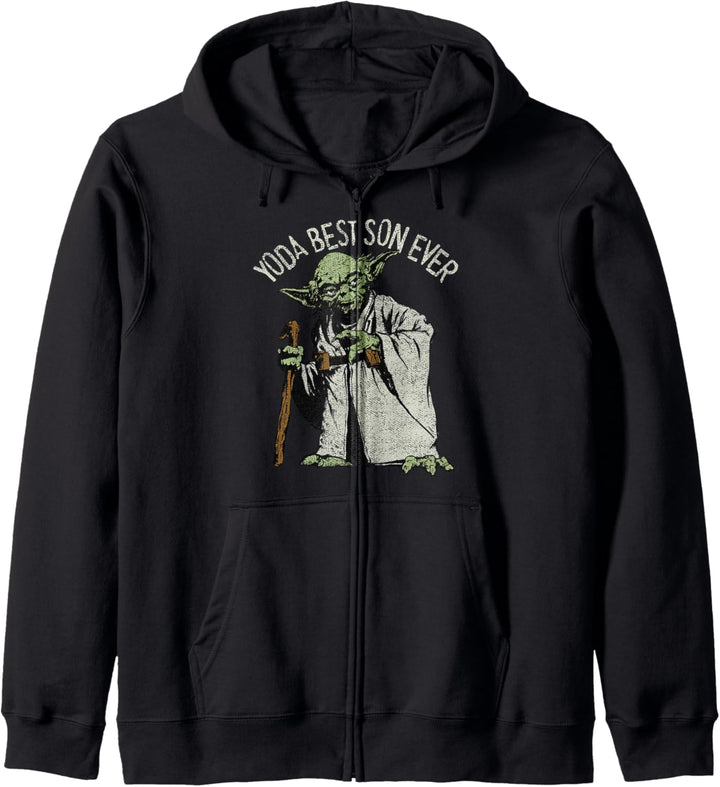 Star Wars Yoda The Best Son Ever Portrait Kapuzenjacke