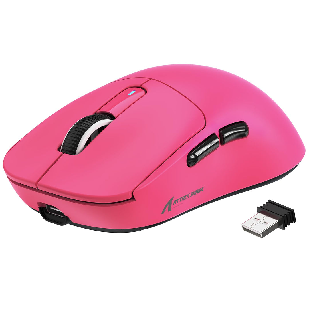 VGN GAMEPOWER x Attack Shark X3 Superlight Kabellose Gaming-Maus, 49g Ultraleicht Mouse, 26000DPI, P