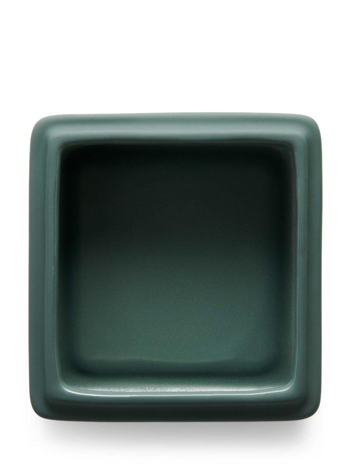 Marc O Polo Bad Accessoires The Edge Dark-Green, Aufbewahrungsbehälter klein 9x9x6 cm Dunkelgrün 9x9