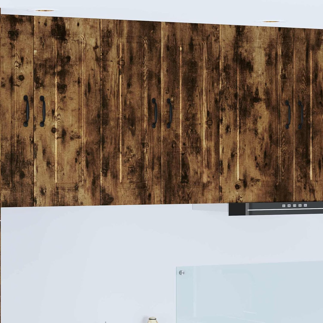 vidaXL Geschirrspülerfront Kalmar Geräucherte Eiche 60 x 31 x 80 cm, Eleganter moderner Küchenregal,