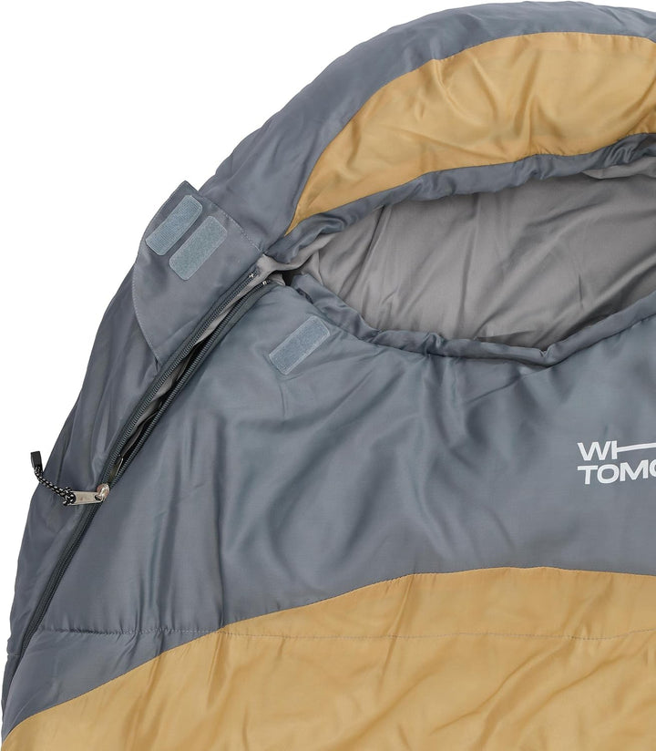 Where Tomorrow Mumienschlafsack Senfgelb / Grau 230x80 cm, Senfgelb / Grau 230x80 cm