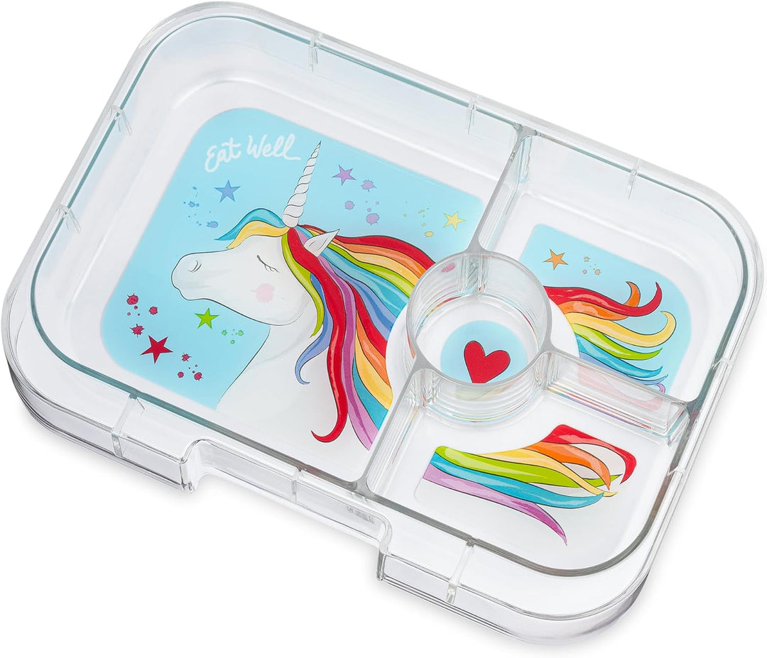 Yumbox Panino auslaufsichere Bento-Box, Sandwich-Grösse, passend für ein Sandwich plus Seiten, 3 Fäc
