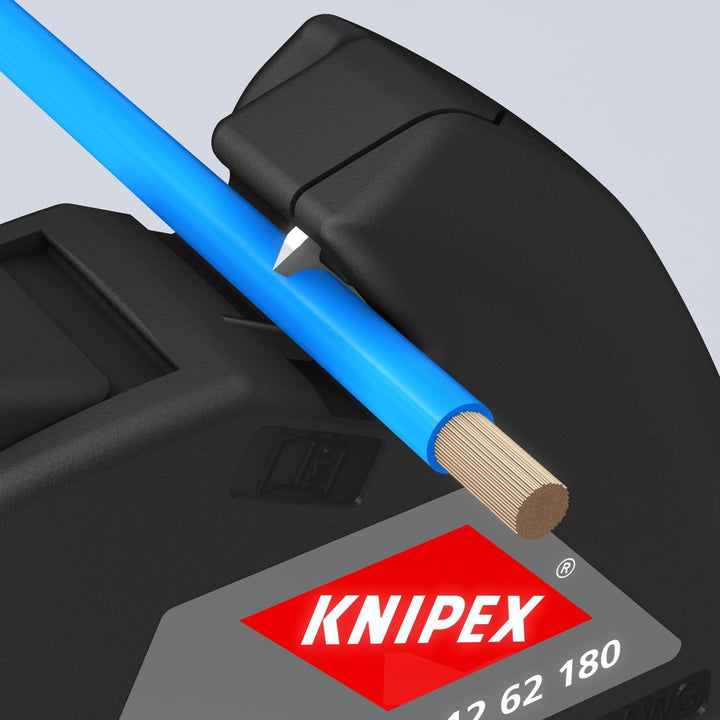 KNIPEX Tools 1262180 Abisolierzange, automatisch, 10-24 AWG 7.25, 7.25
