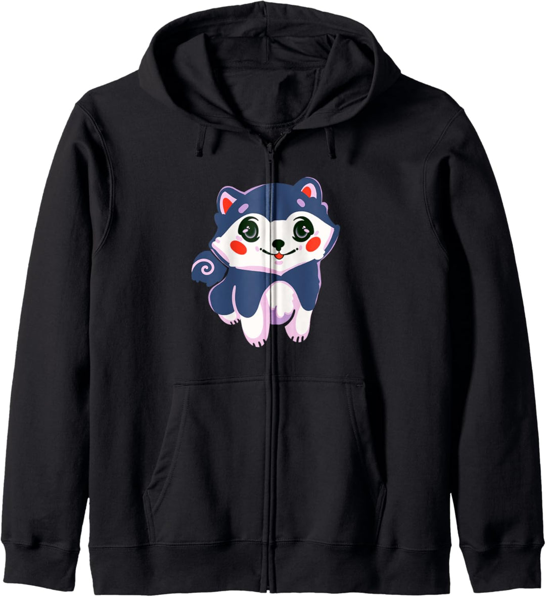 Kleiner Husky Welpe, Hund, Mädchen, Junge, Kinder Kapuzenjacke
