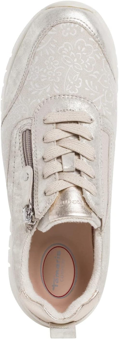 Tamaris Comfort Damen Sneaker 8-8-83705-20 Comfort fit 37 EU Weit Light Gold, 37 EU Weit Light Gold