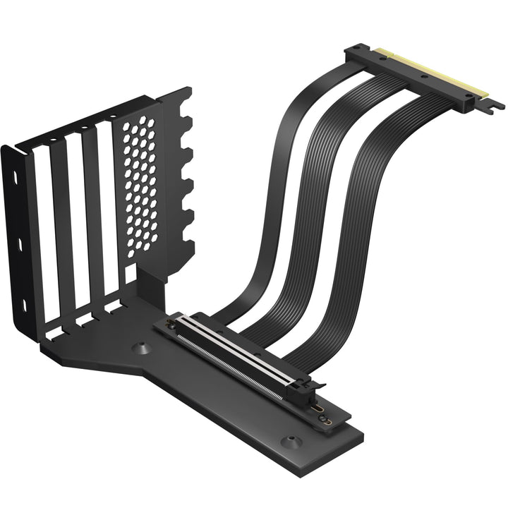 GLOTRENDS 3-Slot GPU Halterung mit 150mm PCIe 5.0 Riser Kabel für GPU Vertikalmontage, Kompatibel mi
