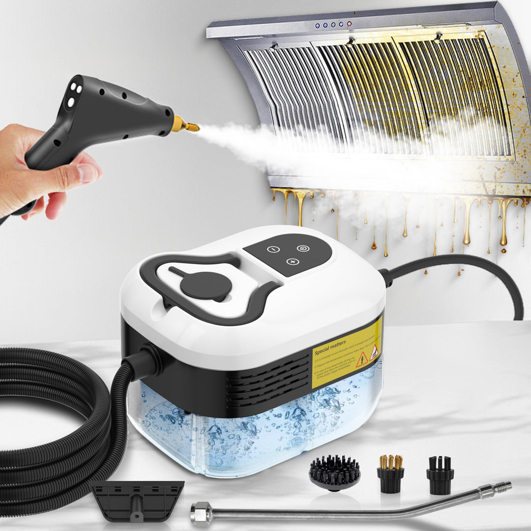 2500W Dampfreiniger Handgerät, 4.5 Bar Dampfreiniger für Alles, Tragbarer Steam Cleaner, 6 Einstellb