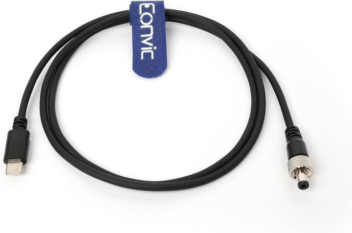 Eonvic USB 3.1 Typ C auf Verriegelung DC Power Jack PD Stromkabel für Atomos Ninja V Zwo ASI gekühlt