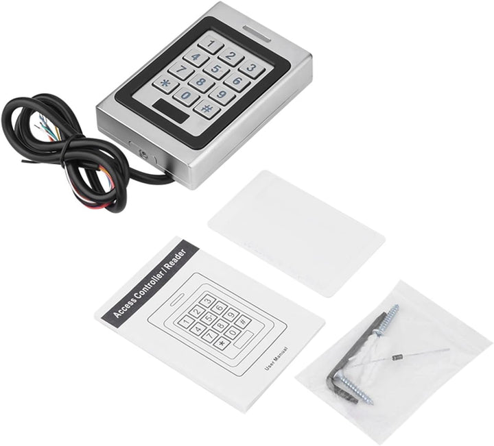 ASHATA RFID Türöffner Codeschloss, wasserdichte Tür Zutrittskontrollsystem Access Control System,RFI