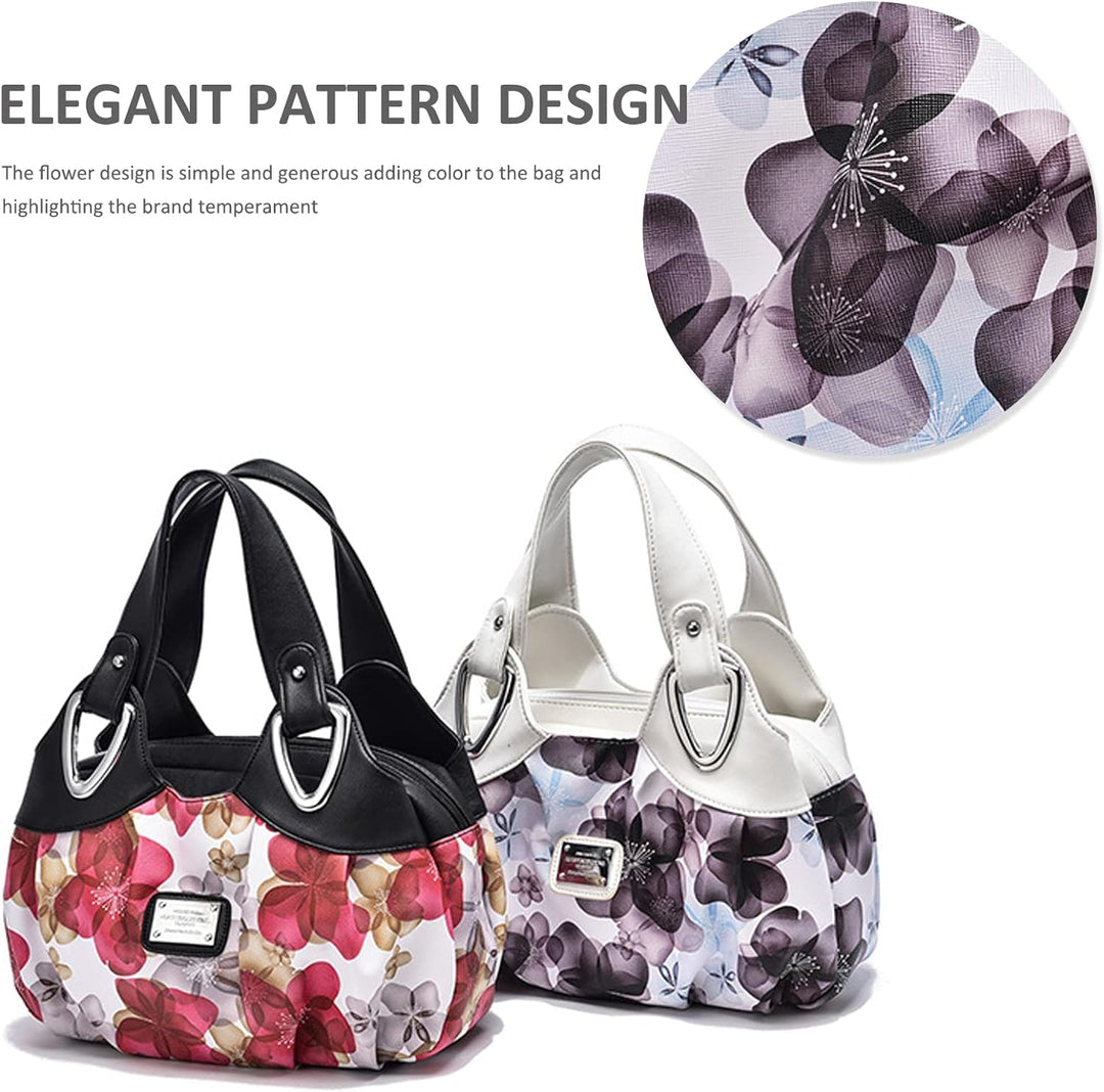NICOLE &amp; DORIS Schultertasche Aktentasche Damen PU Leder Schick Shopper Handtasche Umhängetasche Tot