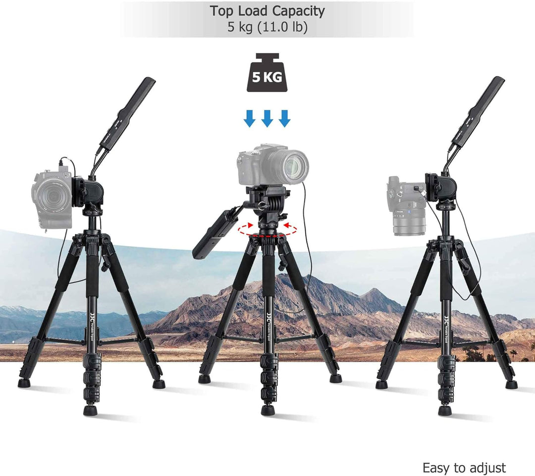 JJC VCT-VPR1 Kompaktfernbedienungsstativ für Sony Alpha A7R IV A7 III A7S II A9 A6000 A6600 A6500 A6