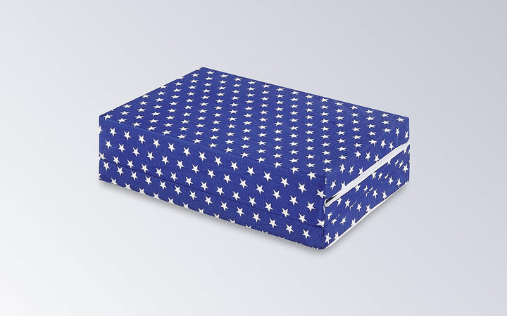 bambini 086603 Kinderreisematratze Star, blau