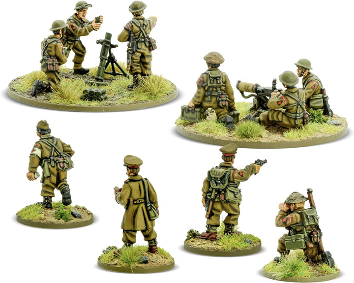 BEF Support Group – 28 mm Metall-Miniaturen für Bolt Action von Warlord Games – sehr detaillierte Mi
