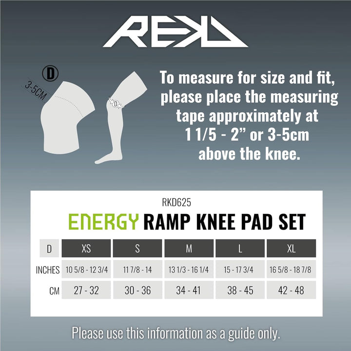 Rekd Energy Ramp Knee Pads Knieschoner, schwarz (schwarz), XL