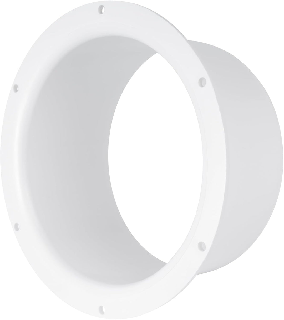 Vent Systems 125 mm 3 Stück Lüftungskanalverbinder Flansch gerade Lüftungsrohr Kunststoff Kanalverbi