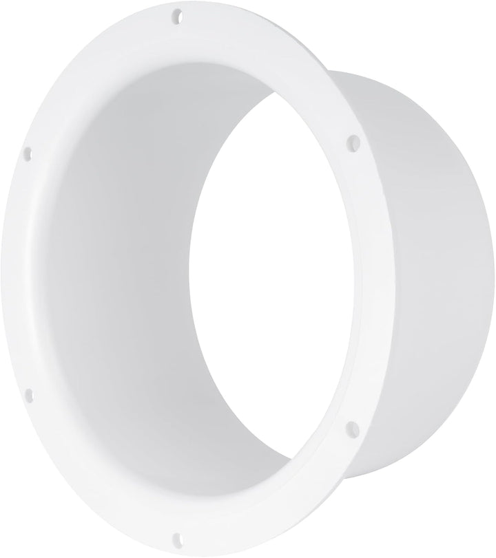 Vent Systems 125 mm 3 Stück Lüftungskanalverbinder Flansch gerade Lüftungsrohr Kunststoff Kanalverbi