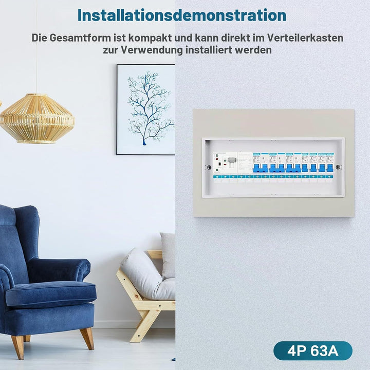 Jadeshay Automatischer Dual-Power-Transferschalter, ATS-Stromversorgungscontroller Unterbrechungsfre