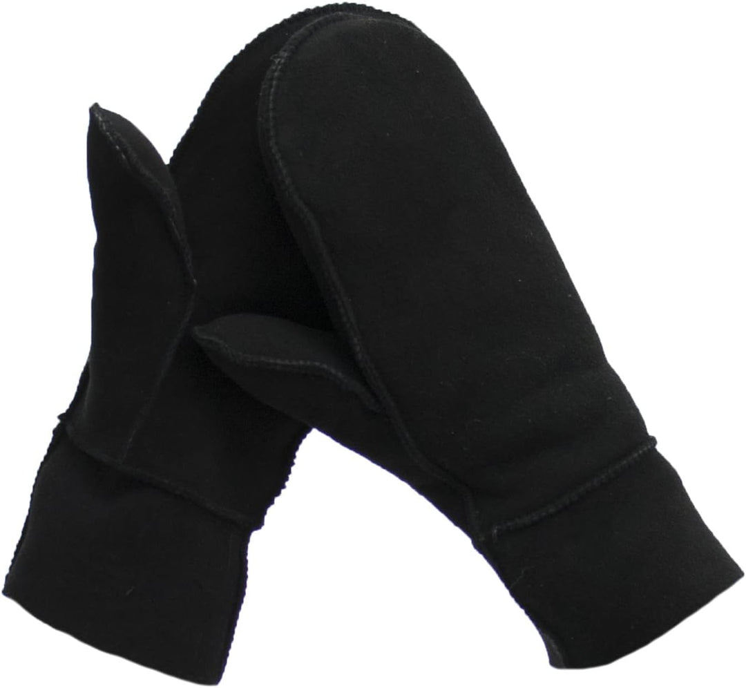 Reissner Lammfelle warme Merino Lammfell Fäustlinge Faust Handschuhe für Damen und Herren HDS-FAUST1