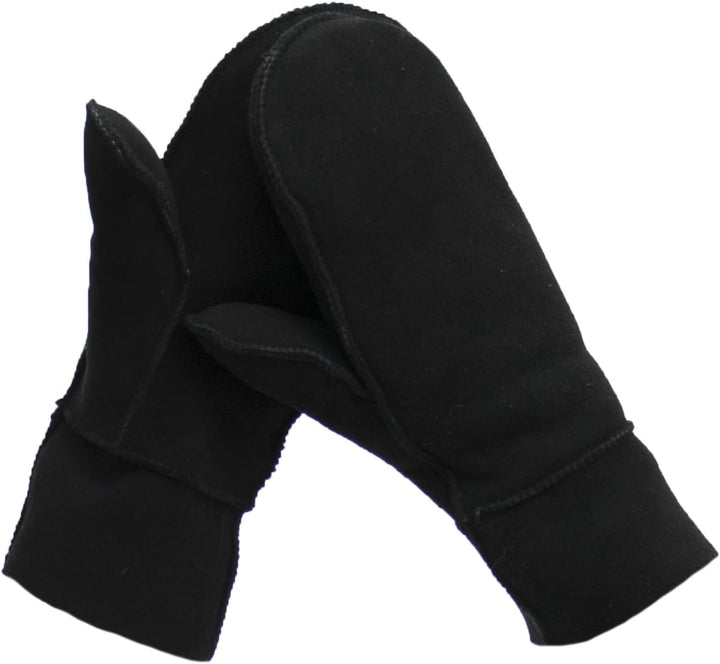 Reissner Lammfelle warme Merino Lammfell Fäustlinge Faust Handschuhe für Damen und Herren HDS-FAUST1