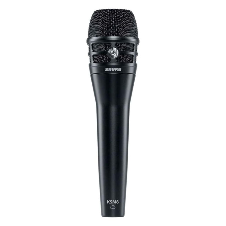 Shure KSM8 schwarz dualdyne Stimme Mikrofon mit 2 Membranen, dynamisch, Schwarz
