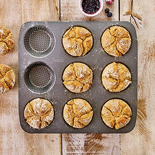 RBV Birkmann, 210226, Laib und Seele, Brötchenblech für 9 Brötchen, Brötchenblech