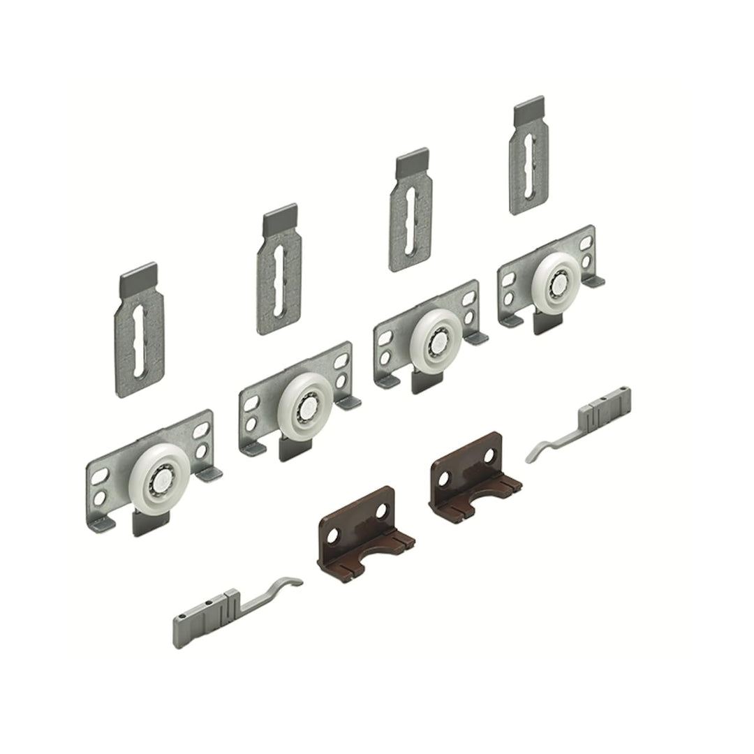 Hettich 45234 Slide LINE 56-Beschlägegarnitur, TK 40 Kg, 2 türig