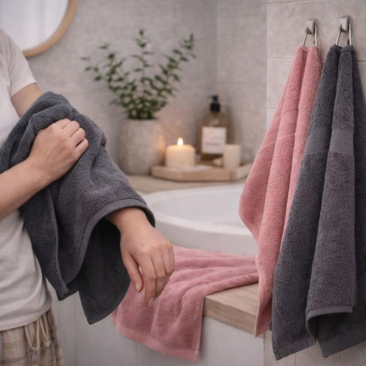 Betz Handtuch 6er Pack Handtücher Set Premium Grösse 50x100 cm 100% Baumwolle - gut trocknend, Gute