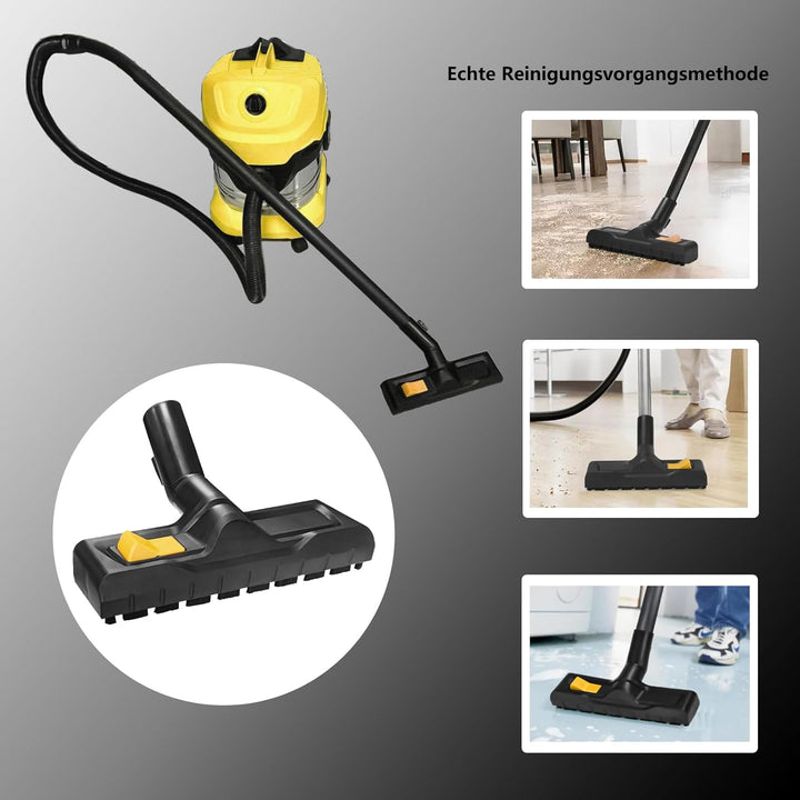 3 Stück für Kärcher WD6 WD3 WD4 WD5 Zubehör, Bodendüsen für Kärcher Staubsauger WD3 WD5 WD4 WD6 Zube