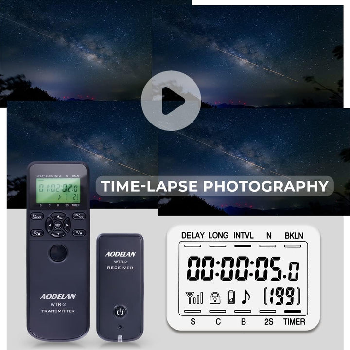 Kabelloser Kamera Fernauslöser funkauslöser Fernbedienung für Sony a1, a6400, a7iii, a6600, a6100, a