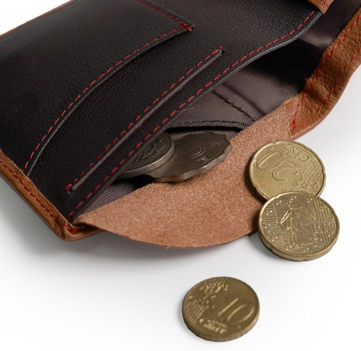 Will Fire® Classic Slim | Geldbörse Herren | Slim Wallet | Airtag Wallet | für bis zu 10 Karten | Ge