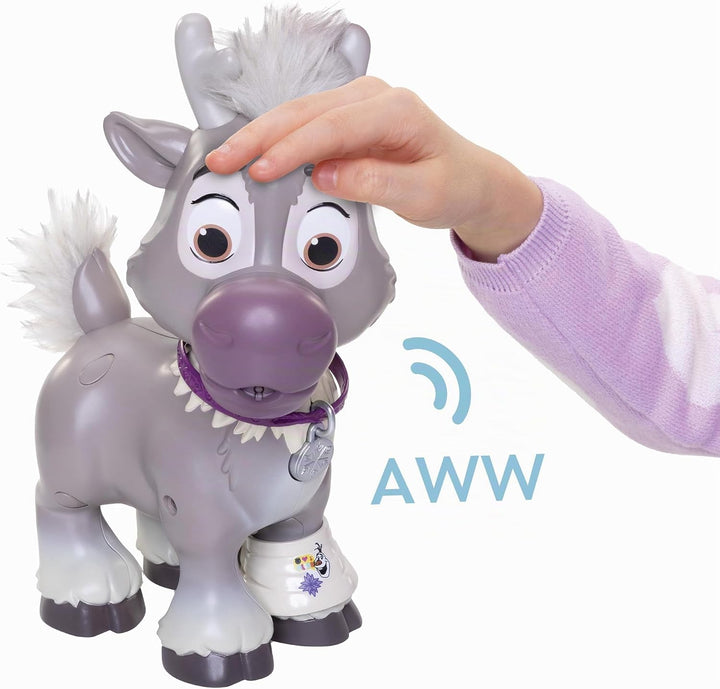 Disney Die Eiskönigin Pflegeset Sven mit Zubehör von Jakks Pacific, 22 cm gross, inkl. Reisetasche,