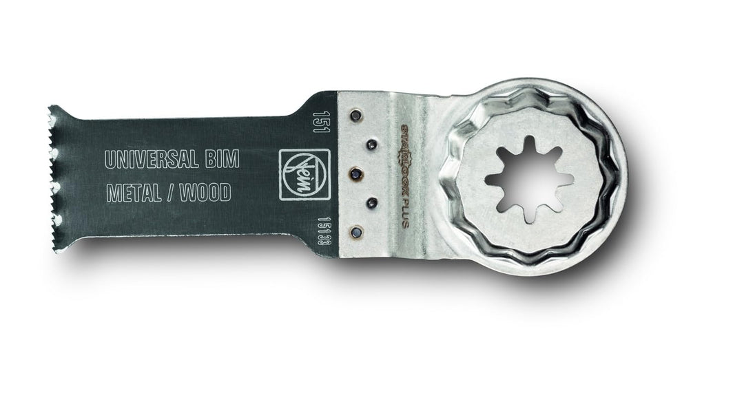 FEIN E-Cut Universal-Sägeblatt, Breite 28 mm, Länge 60 mm, Ve. 3 St., Aufnahme StarLock Plus, Bi-Met